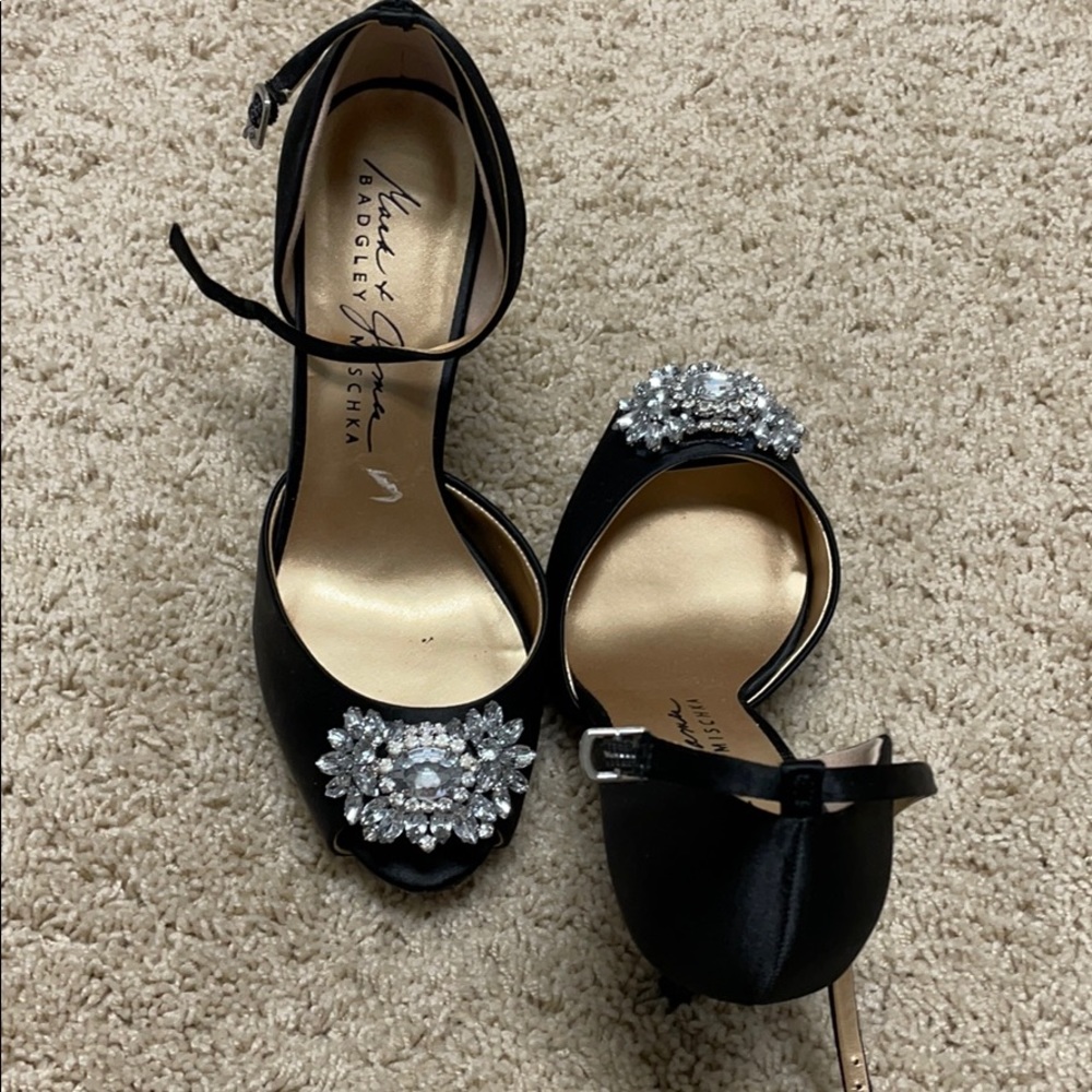 Black evening shoes size 5.5